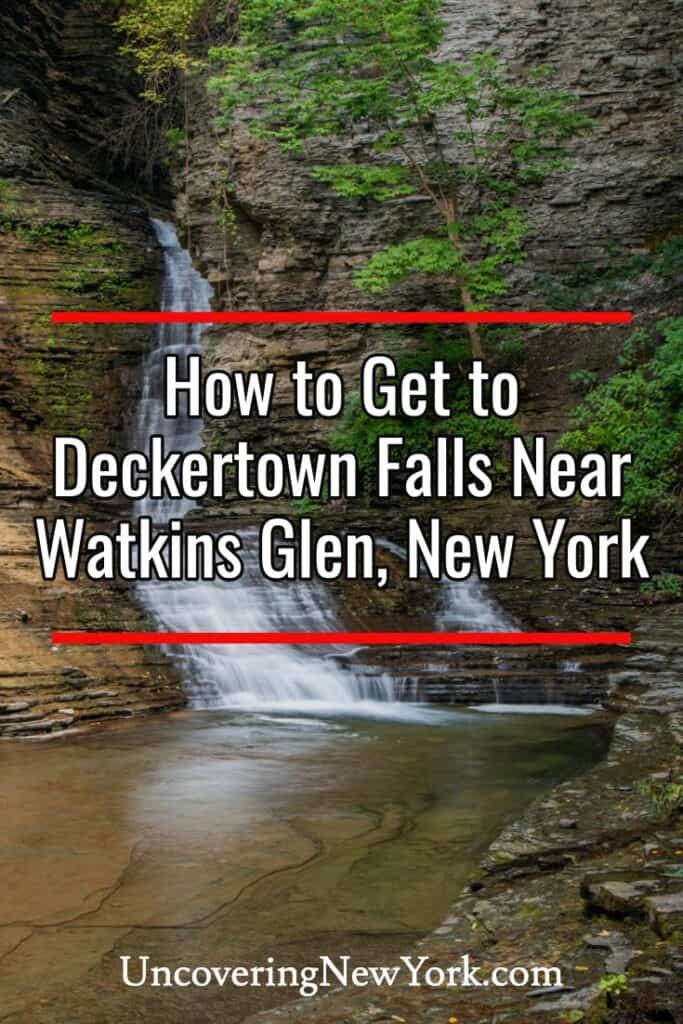 Deckertown Falls in Montour Falls New York