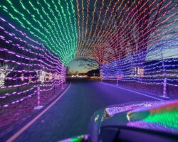 Driving Through the Broome County Festival of Lights in Binghamton