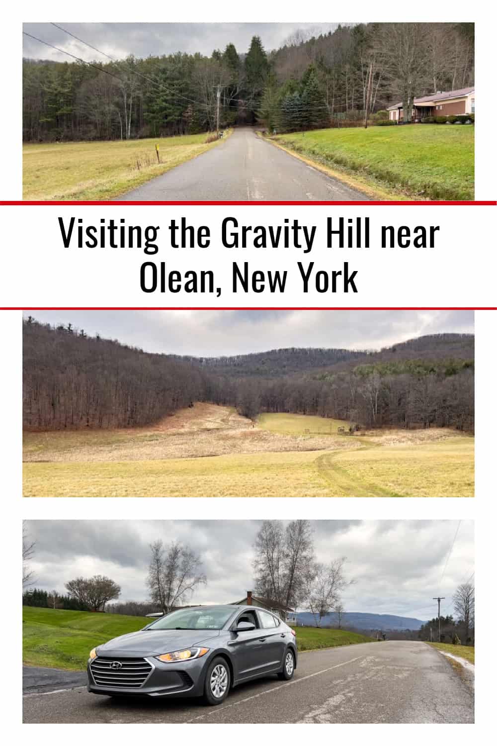 Visiting the Gravity Hill near Olean, New York Uncovering New York