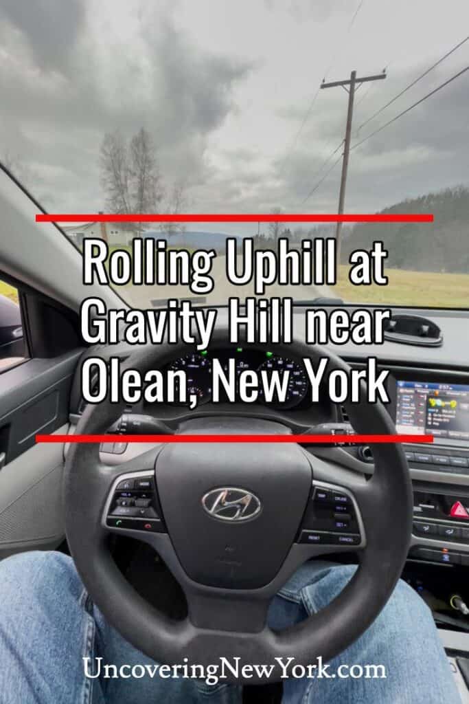 Gravity Hill near Olean New York