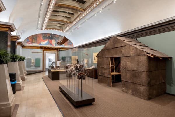 Native American exhibit at the Buffalo History Museum in Buffalo New York