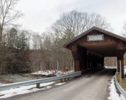 Visiting Cannon Covered Bridge in Wyoming County, NY