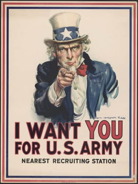 I Want You for the US Army Uncle Sam poster