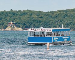 Cruising the St. Lawrence River on a Glass-Bottom Boat with Clayton Island Tours