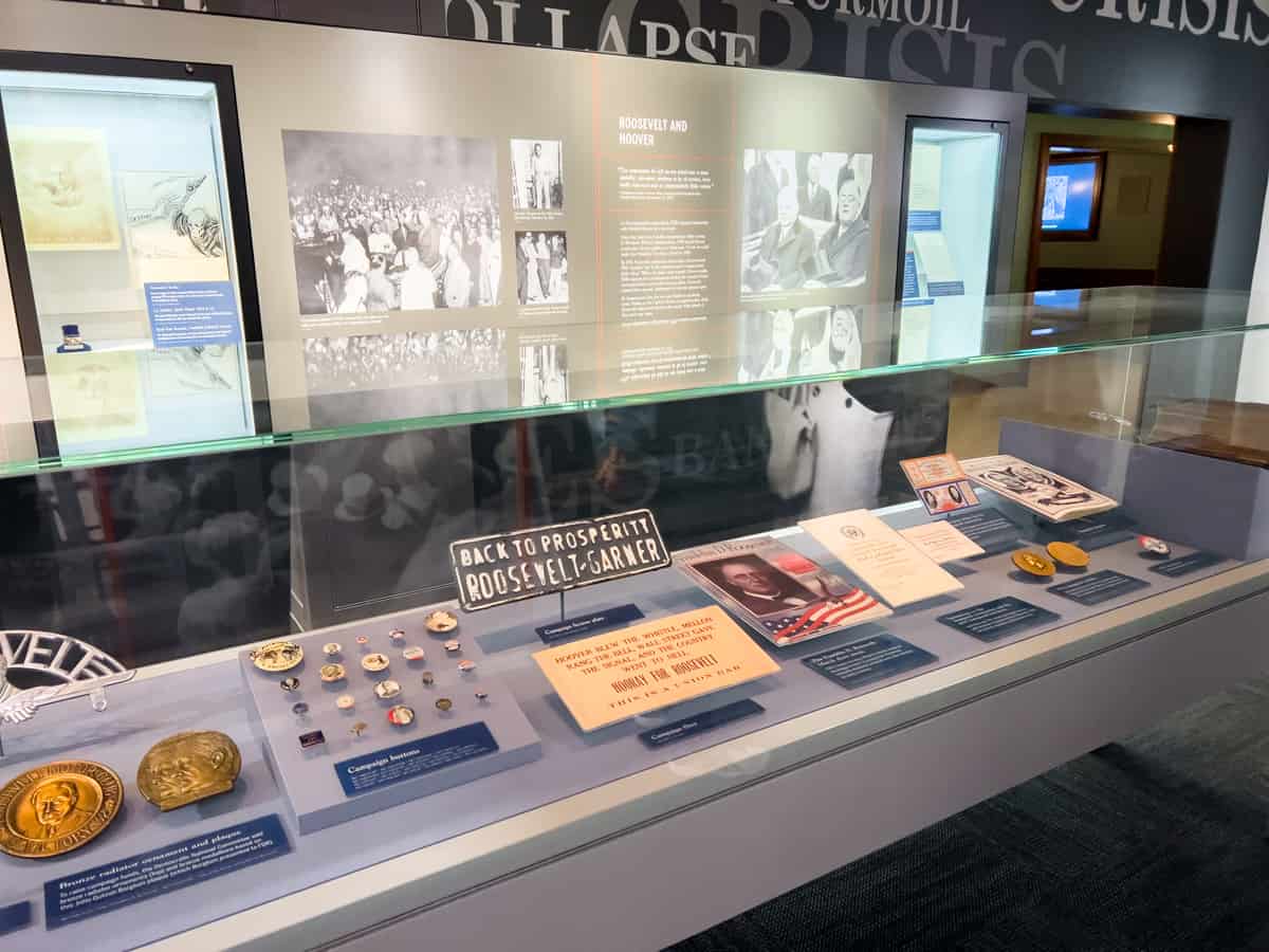 Touring the Franklin D Roosevelt Presidential Library in Hyde Park, NY