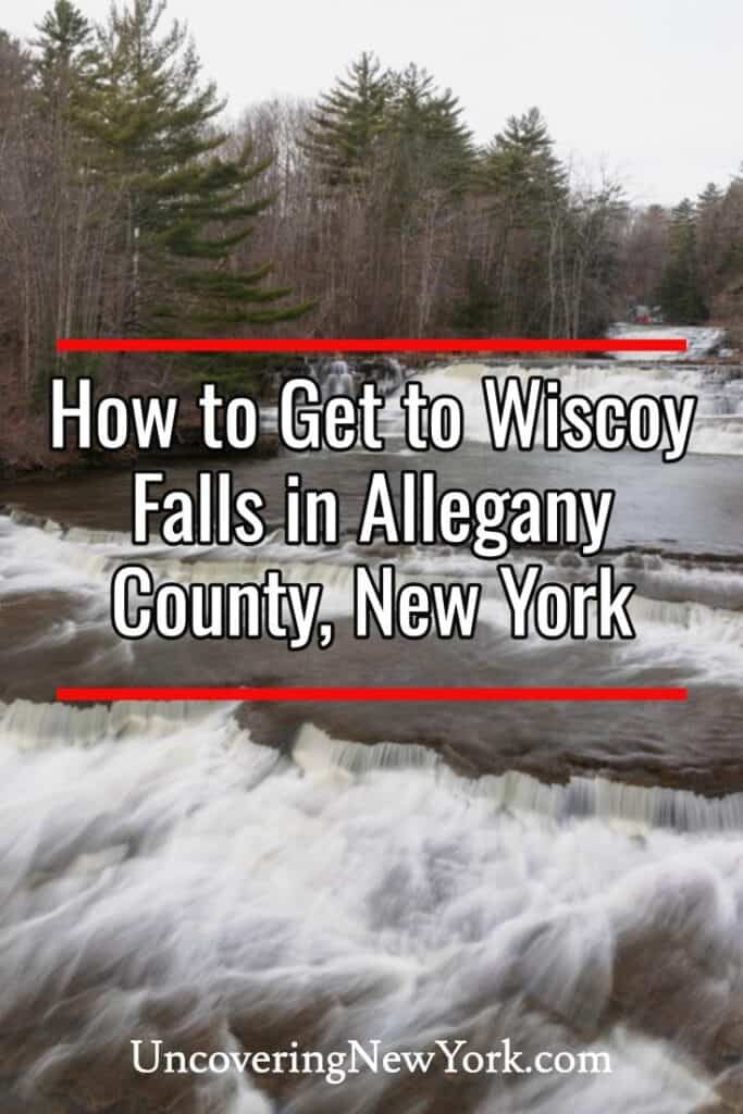 Wiscoy Falls in Allegany County, New York