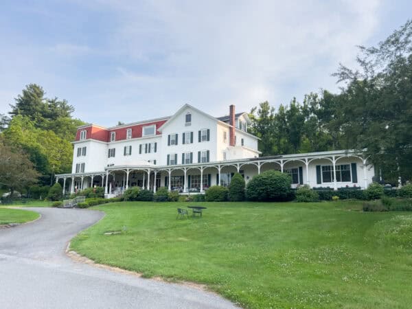 The historic Winter Clove Inn sits on a hilltop in Greene County New York