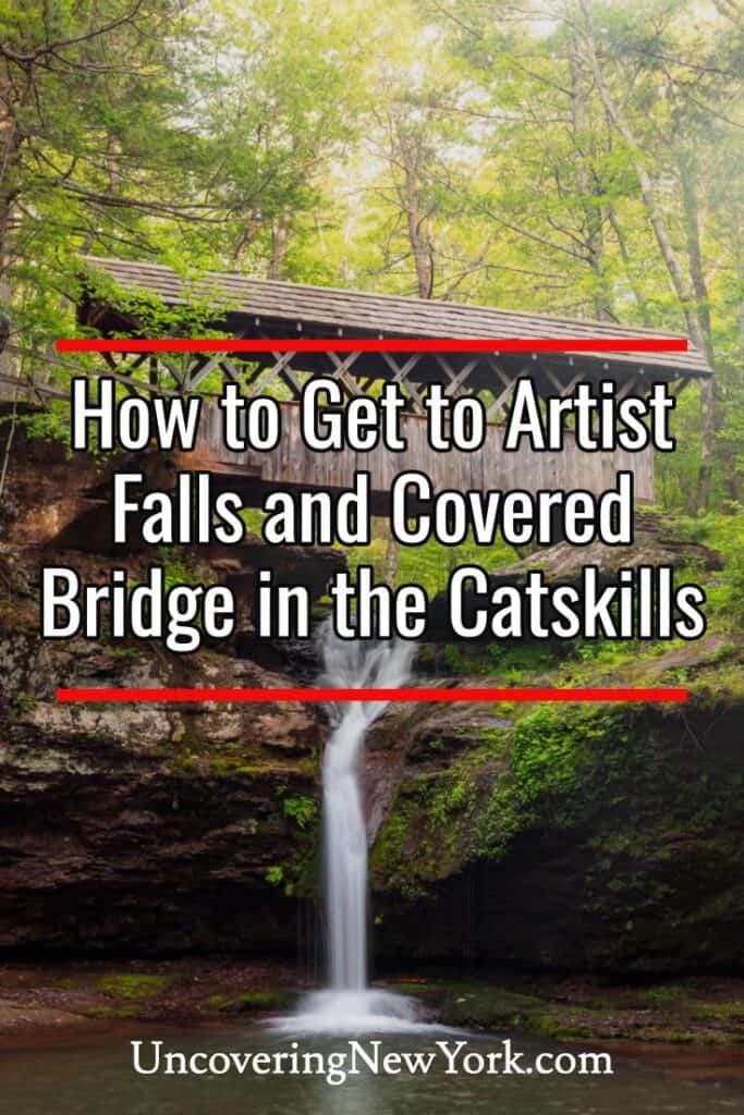 Artist Falls in the Catskills of New York