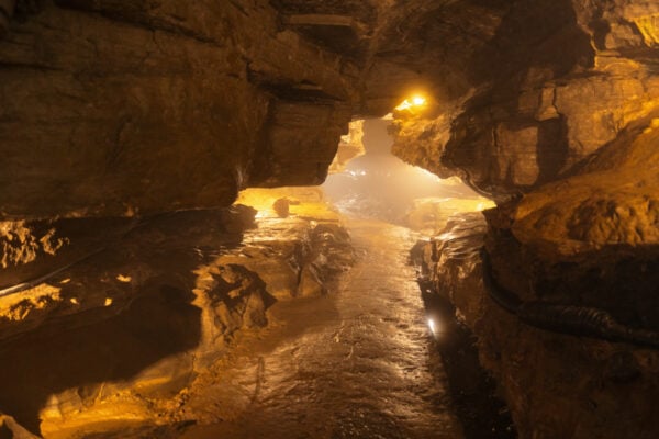 Yoda formation in Howe Caverns in Central New York