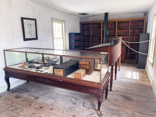 Recreation of a 19th century lawyers office at the Old Stone Fort Museum in Schoharie New York